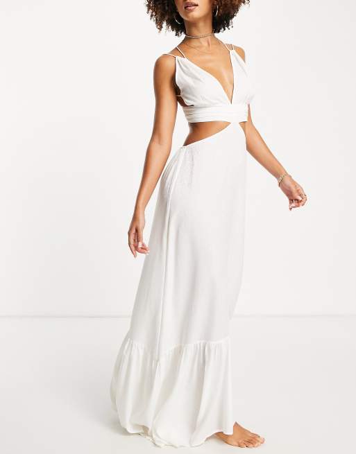 white beaded dress White Beaded Dress 0 main image 0