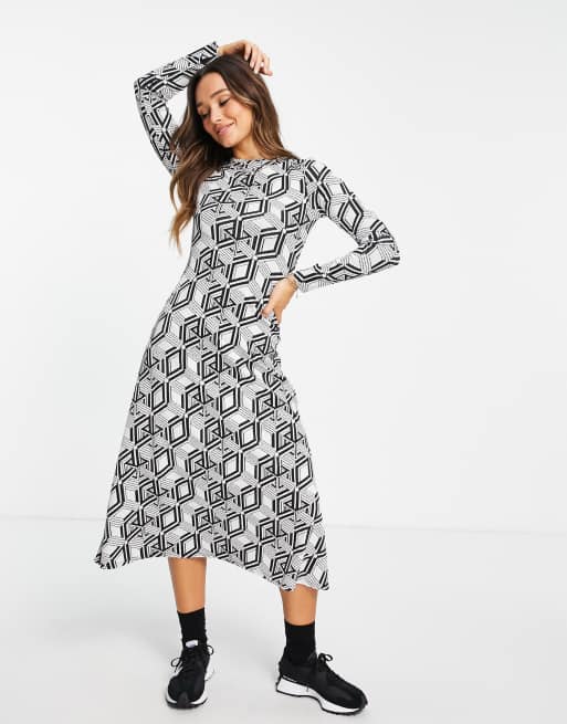 Asos store geometric dress