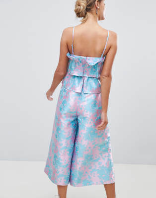 asos ruffle jumpsuit