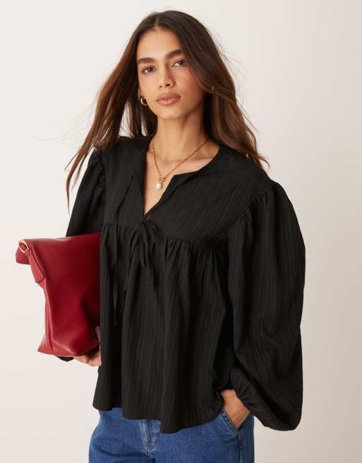 Black smock tops online