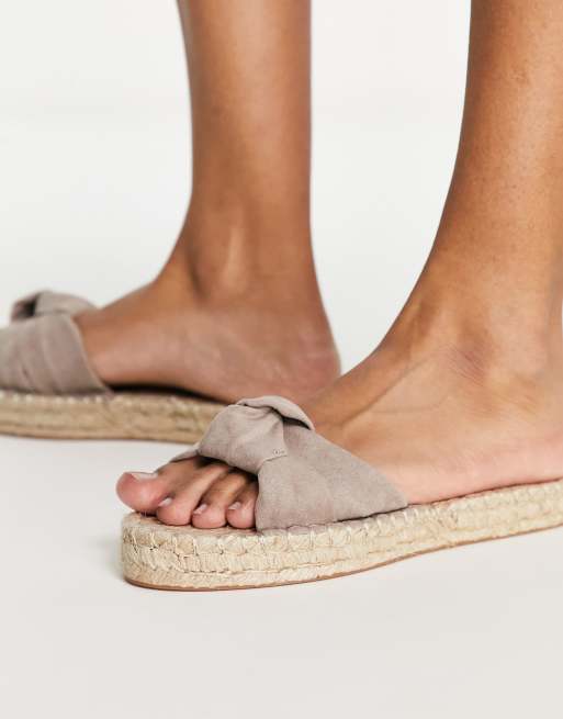 ASOS DESIGN - Jade - Beige knyttede espadrille-mules, 3 af 4