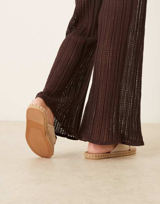 ASOS DESIGN - Jade - Geknoopte espadrille-muiltjes in naturel, 2 van 4