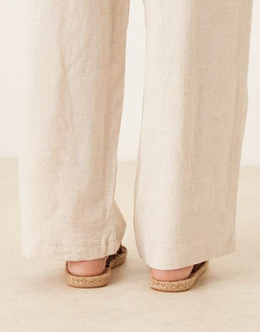 ASOS DESIGN - Jade - Mules style espadrilles avec nœud - Chocolat, 3 de 4