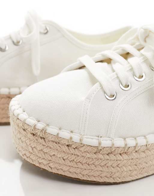 White 2024 sneaker espadrilles