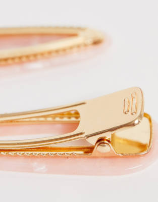 Barrettes De Cheveux En Asos À Inscription DesignJ'adore Résine Avec 2 Lot PkTuwXZiO