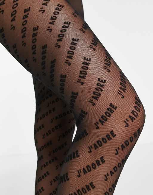 J'adore Intimates - Textured or patterned hose and tights