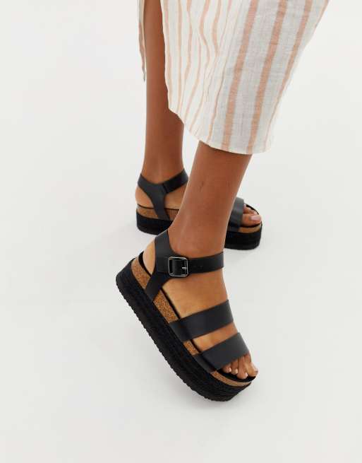 Asos design jaguar store espadrille flatforms