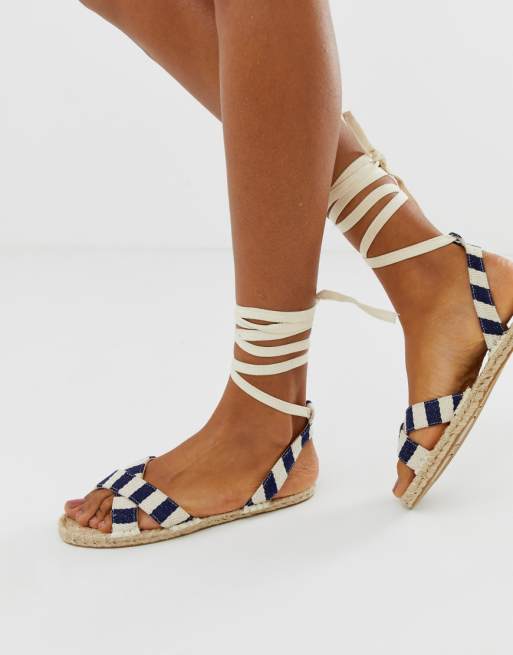 ASOS DESIGN Jala espadrille flat sandals | ASOS