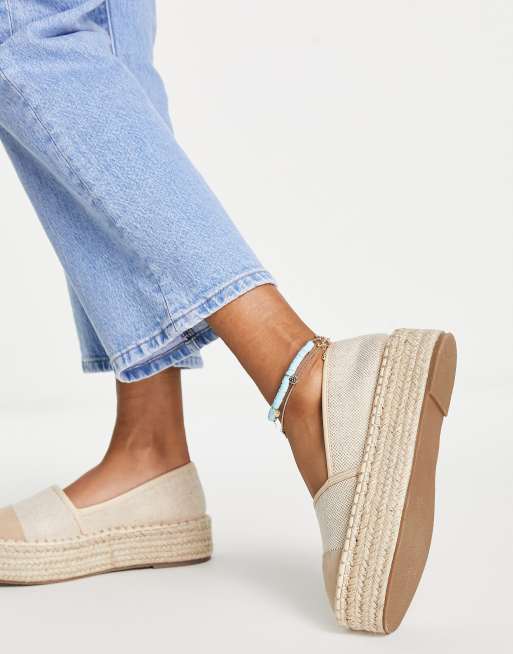 ASOS DESIGN - Jessica - Sandali stile espadrilles con lacci alla