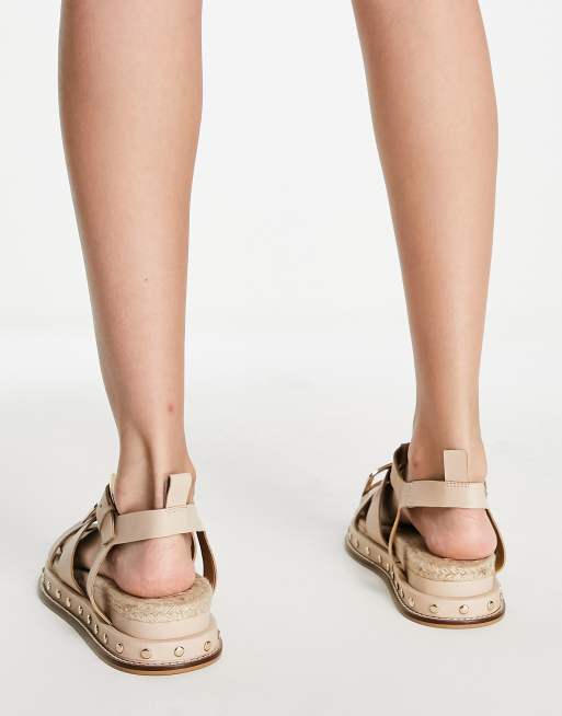 ASOS DESIGN – Jalapeno – Krämvita, grova espadriller i premiumläder, 2 av 4