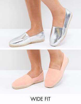asos wide fit espadrilles