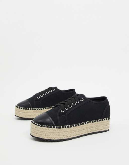 Espadrille store sneakers black