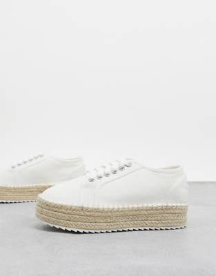 espadrille lace up sneakers