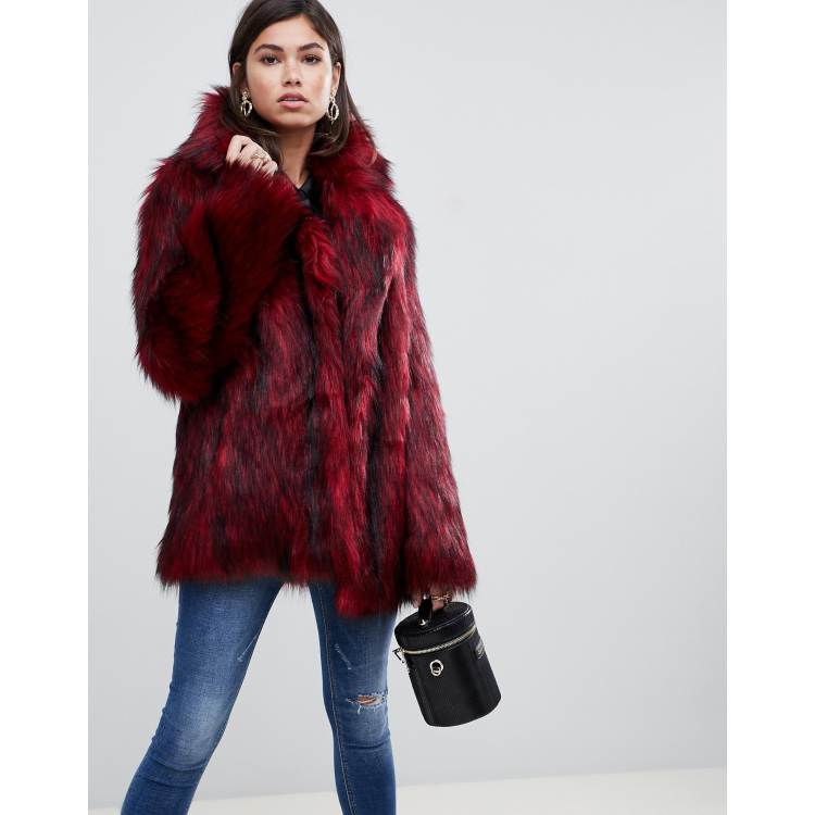 Красная шуба. Шуба из искусственного меха Асос. Fur Coat ASOS. Красная шуба из искусственного меха. Красная шуба искусственный мех.