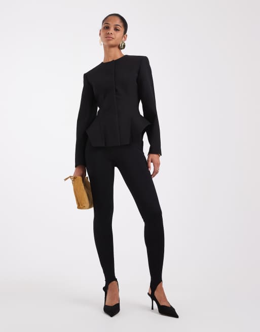 ASOS DESIGN jasje met peplumzoom, 4 van 4