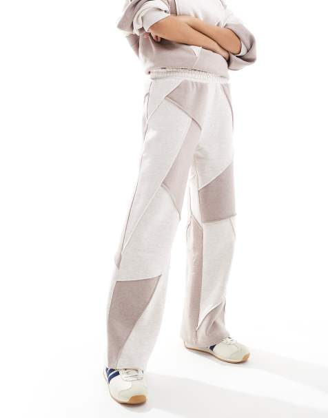 ASOS DESIGN – Jasnobeżowy zestaw z patchworkowym detalem - view 1