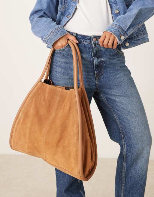 ASOS DESIGN – Jasnobrązowa torba typu tote, 3 z 4