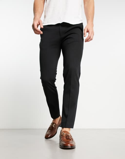 ASOS DESIGN – Jasnobrązowe skórzane loafersy z frędzlami, 4 z 4