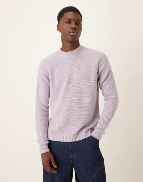 ASOS DESIGN – Jasnofioletowy sweter dzianinowy z okrągłym dekoltem - view 1