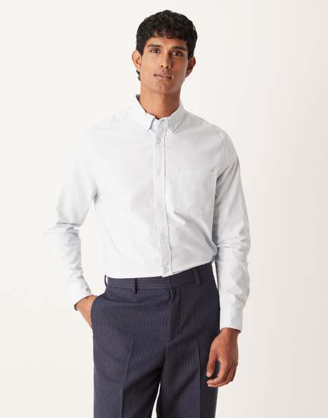 ASOS DESIGN – Jasnoniebieska koszula oxford o regularnym kroju - view 1