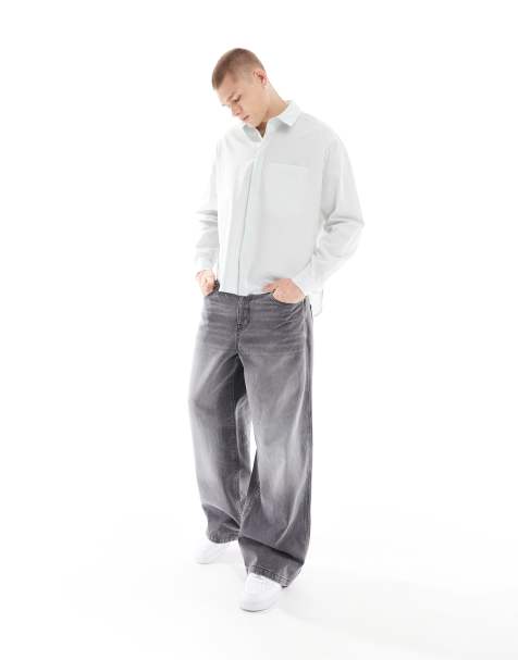 ASOS DESIGN – Jasnoniebieska koszula popelinowa oversize - view 1