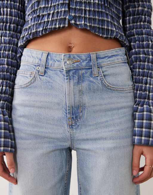 ASOS DESIGN – Jasnoniebieskie elastyczne jeansy z prostymi nogawkami, 5 z 5