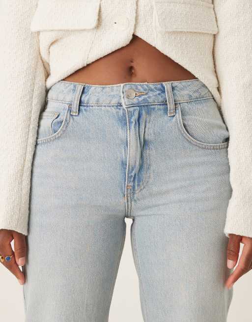 ASOS DESIGN – Jasnoniebieskie jeansy dzwony o luźnym kroju, 5 z 5