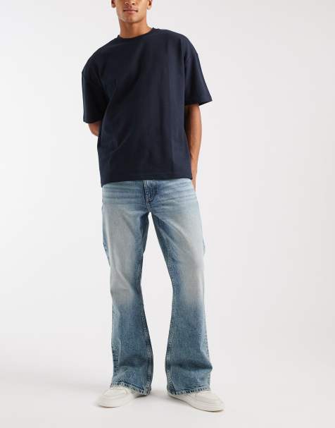 ASOS DESIGN – Jasnoniebieskie jeansy dzwony - view 1