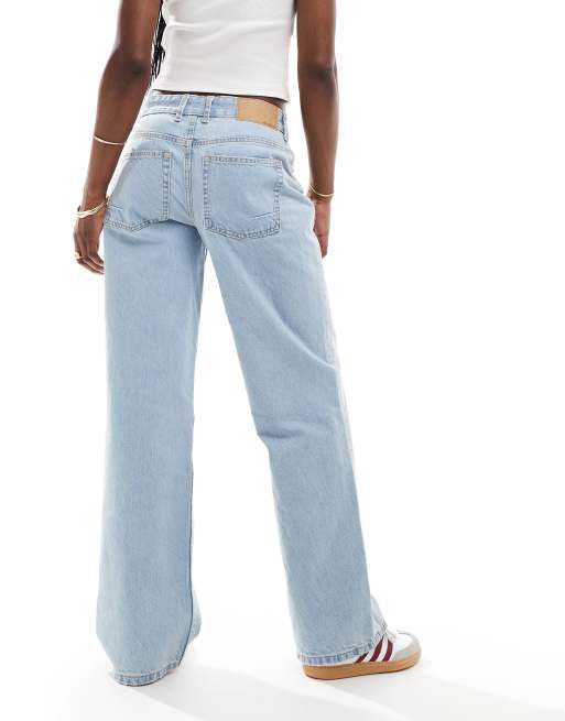 ASOS DESIGN – Jasnoniebieskie jeansy o bardzo luźnym kroju, 2 z 5