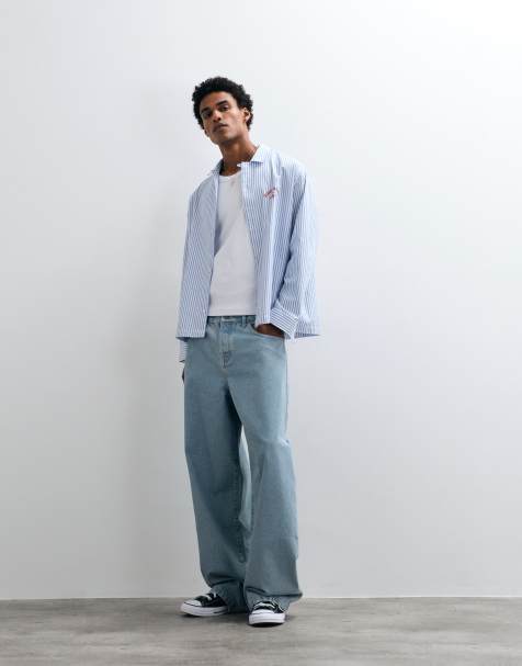 ASOS DESIGN – Jasnoniebieskie jeansy o luźnym kroju - view 1