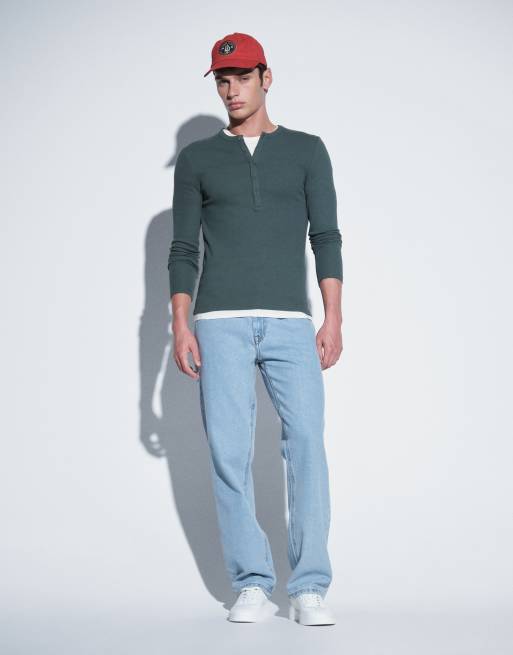ASOS DESIGN – Jasnoniebieskie jeansy o prostym kroju, 3 z 5