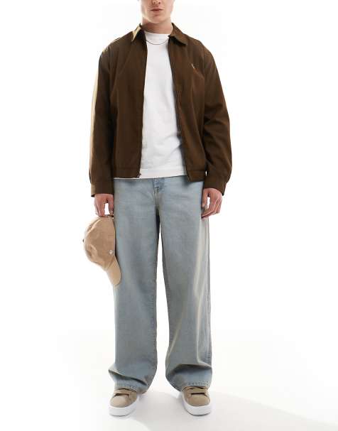 ASOS DESIGN – Jasnoniebieskie jeansy super baggy z przebarwieniami - view 1