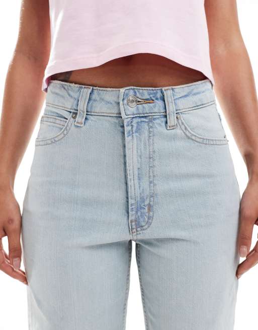ASOS DESIGN – Jasnoniebieskie jeansy z prostymi nogawkami do kostek, 5 z 5