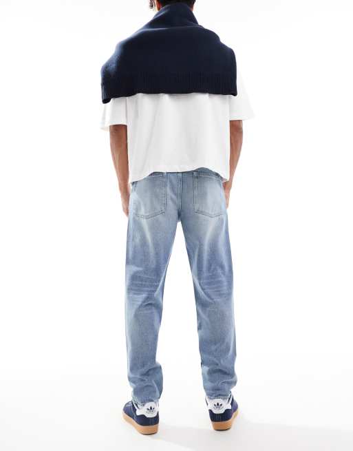 ASOS DESIGN – Jasnoniebieskie zwężane jeansy, 2 z 5