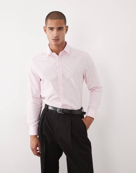 ASOS DESIGN – Jasnoróżowa elegancka koszula o regularnym kroju - view 1