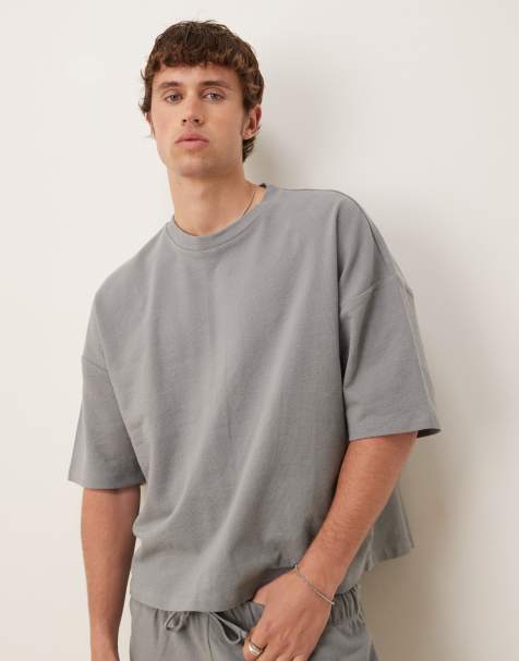 ASOS DESIGN – Jasnozielony T-shirt o pudełkowym kroju oversize, część zestawu - view 1