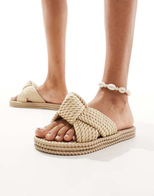 ASOS DESIGN - Jasper - Sandales souples nouées - Doré, 2 de 4