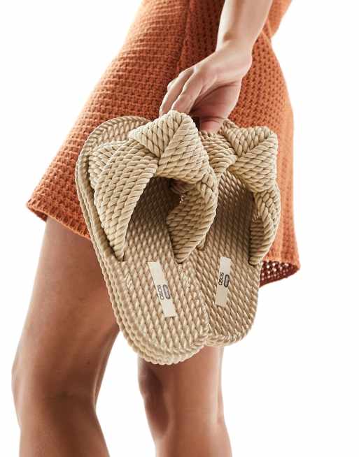 ASOS DESIGN - Jasper - Sandales souples nouées - Doré, 4 de 4