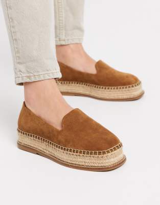 tan suede espadrilles