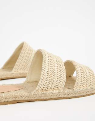 espadrille mule sandals