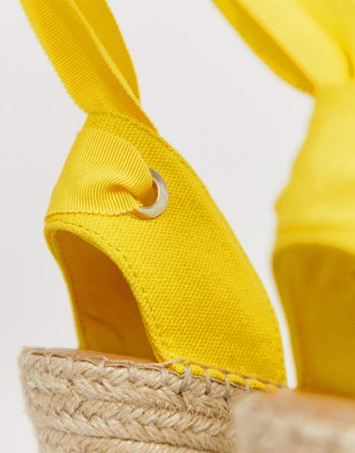 Chaussures hotsell compensées jaune