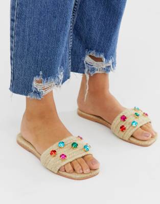 asos design jayme espadrille sandals