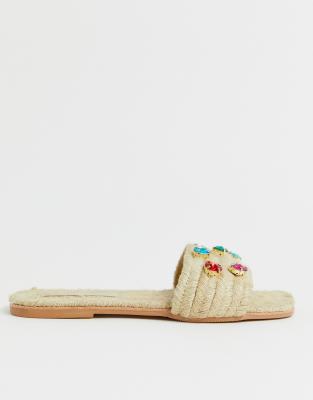 asos design jayme espadrille sandals