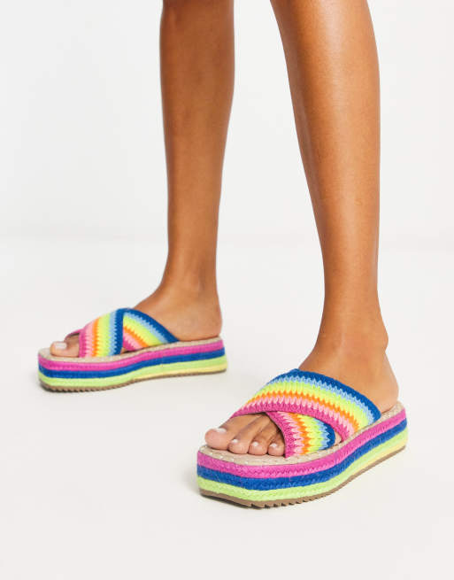 Rainbow mules sale