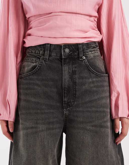 ASOS DESIGN - Jean ample à taille haute - Anthracite délavé, 5 de 5