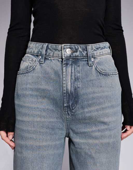 ASOS DESIGN - Jean ample à taille haute - Gris tinté, 5 de 5