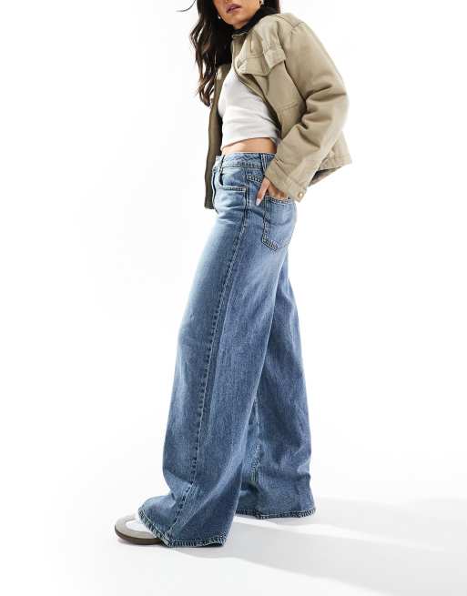 ASOS DESIGN - Jean ample - Bleu moyen, 3 de 5