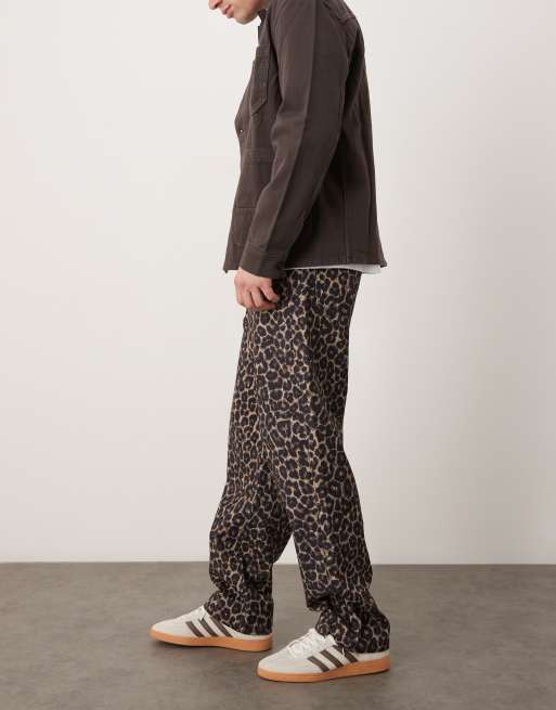 ASOS DESIGN - Jean baggy à imprimé léopard, 3 de 5