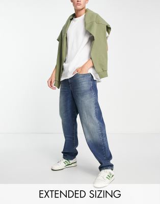 Jean Joe's Jeans Coupe Slim, Taille 25 - Délavé Foncé Avec Moustaches (Miel) - Idem Neuf