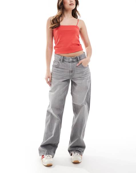 ASOS DESIGN - Jean baggy ample - Gris - view 1